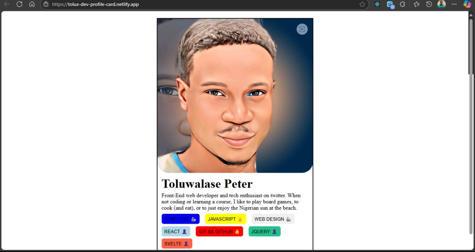 Profile Card