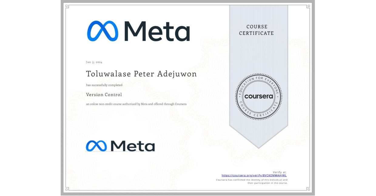 Meta: Version Control